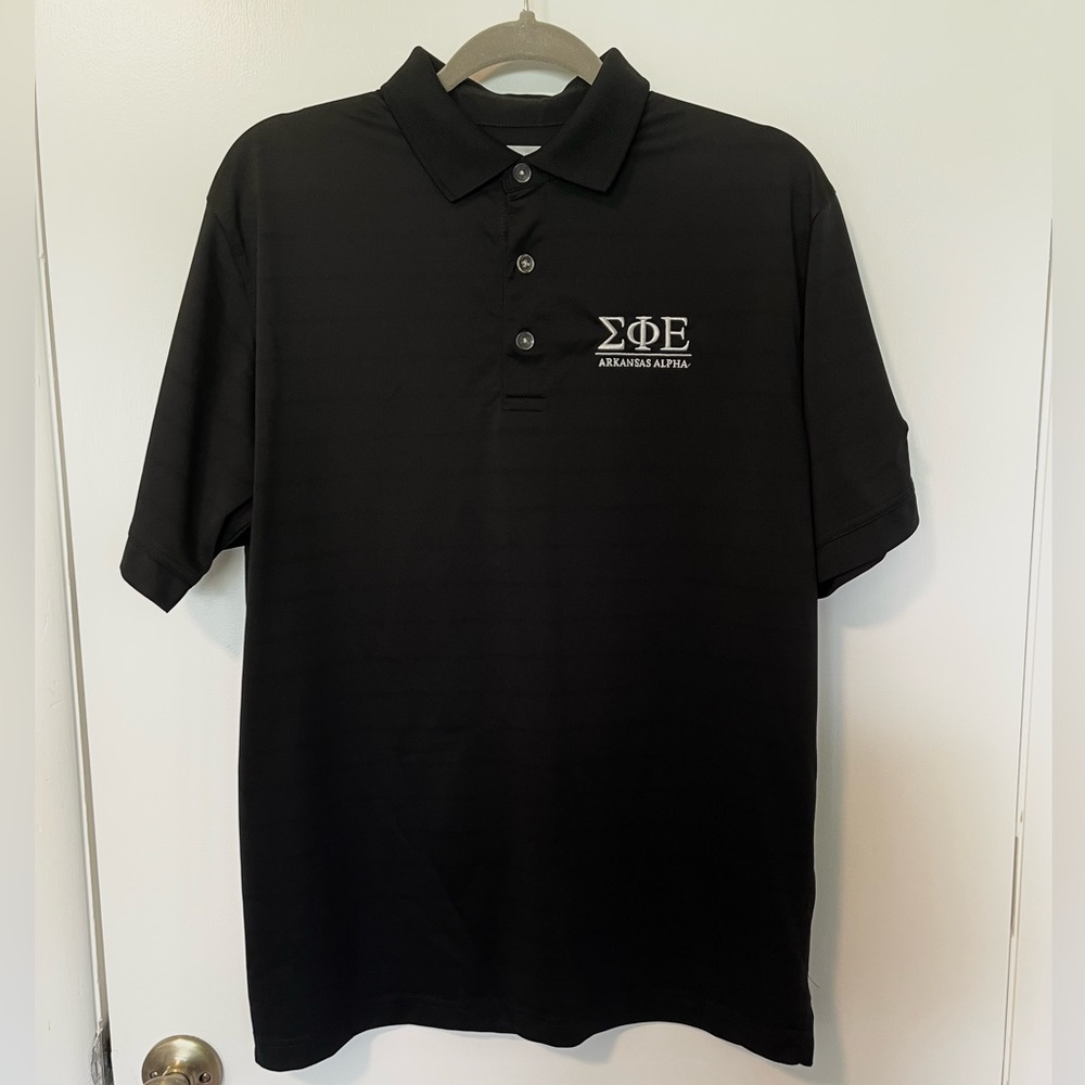 Arkansas SigEp Callaway Polo Black